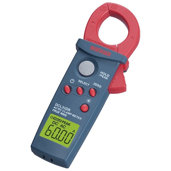 Mini AC/DC Clamp Meter with True RMS and Peak Hold